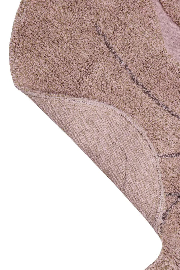 WASHABLE RUG MONSTERA VINTAGE NUDE Little Wonder & Co