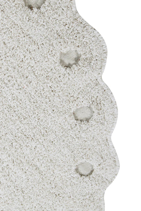 WASHABLE RUG PINE CONE IVORY Little Wonder & Co