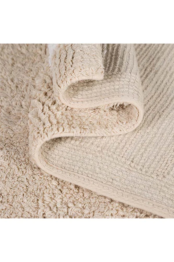 WASHABLE RUG POLKA DOTS BEIGE Little Wonder & Co