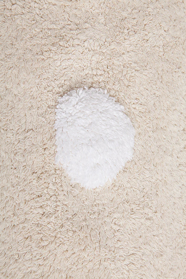 WASHABLE RUG POLKA DOTS BEIGE Little Wonder & Co