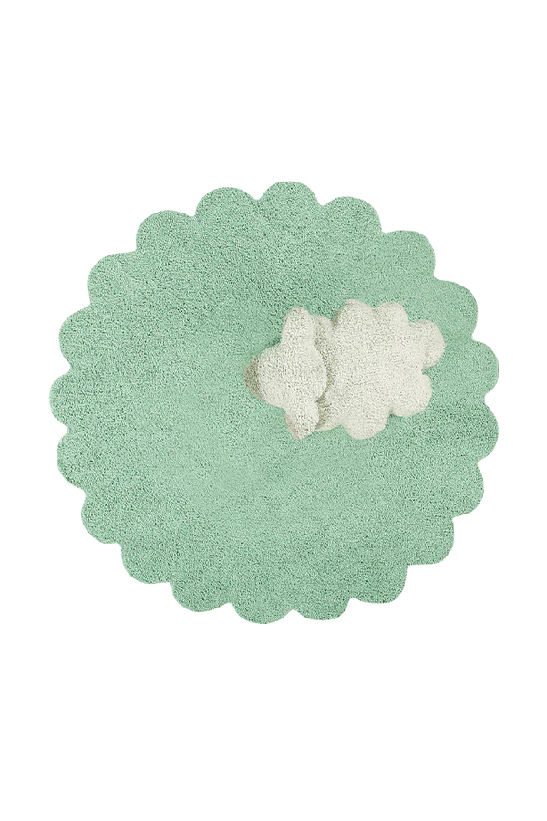 WASHABLE RUG PUFFY SHEEP Little Wonder & Co