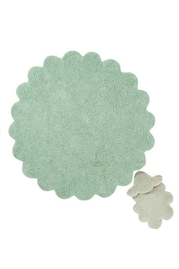 WASHABLE RUG PUFFY SHEEP Little Wonder & Co