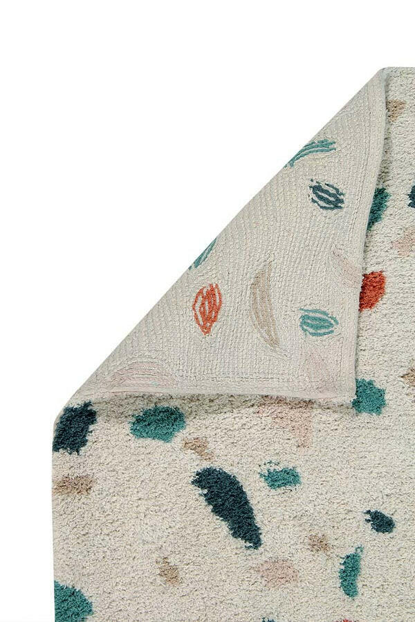 WASHABLE RUG TERRAZZO MARBLE Little Wonder & Co