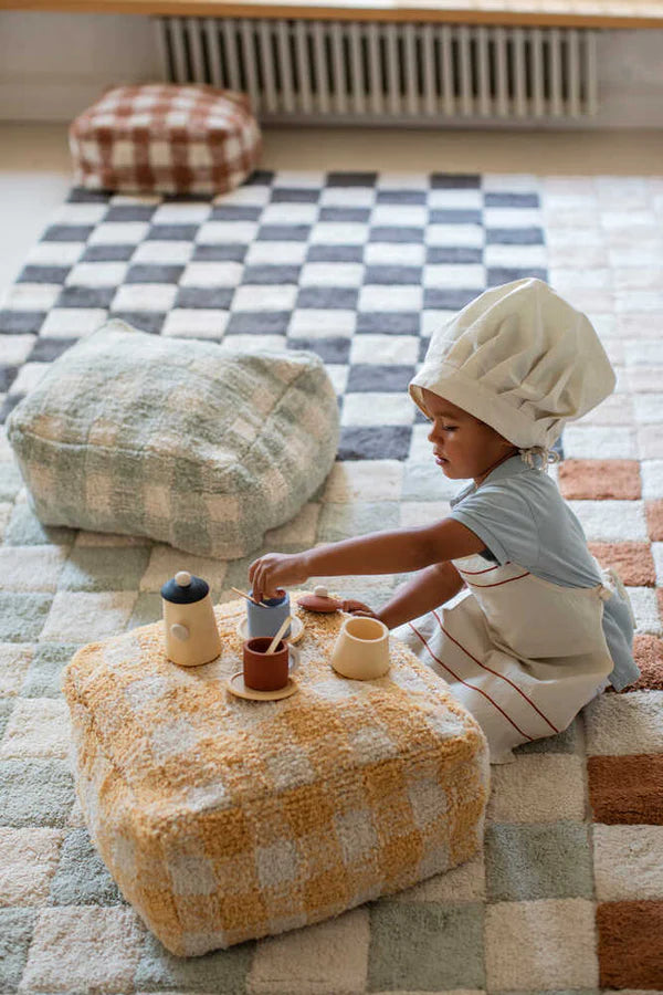 WASHABLE RUG TILES BLUE SAGE Little Wonder & Co
