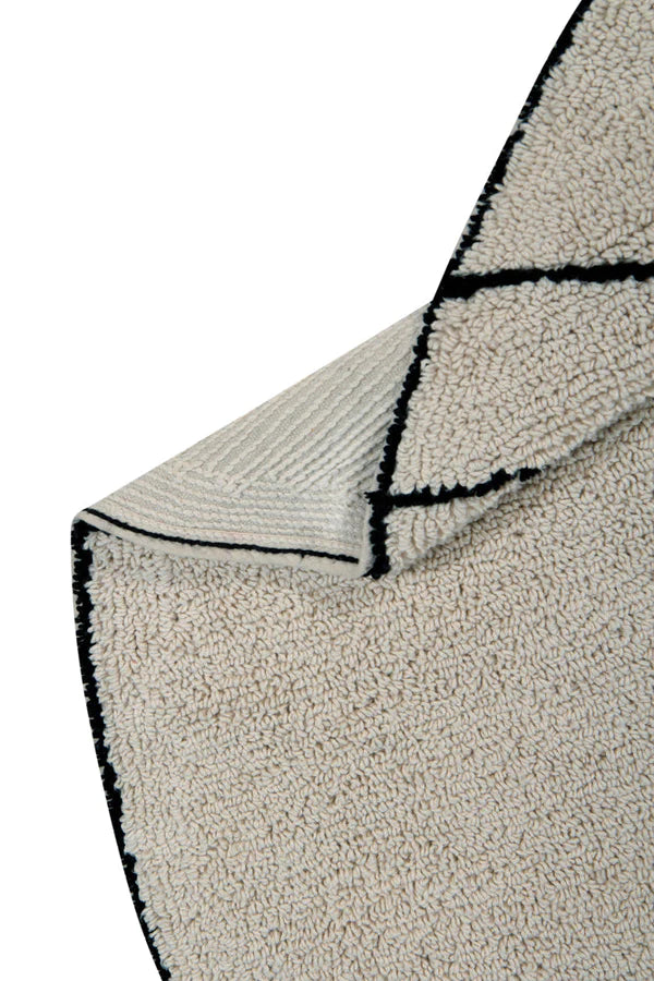 WASHABLE RUG TRACE BEIGE Little Wonder & Co