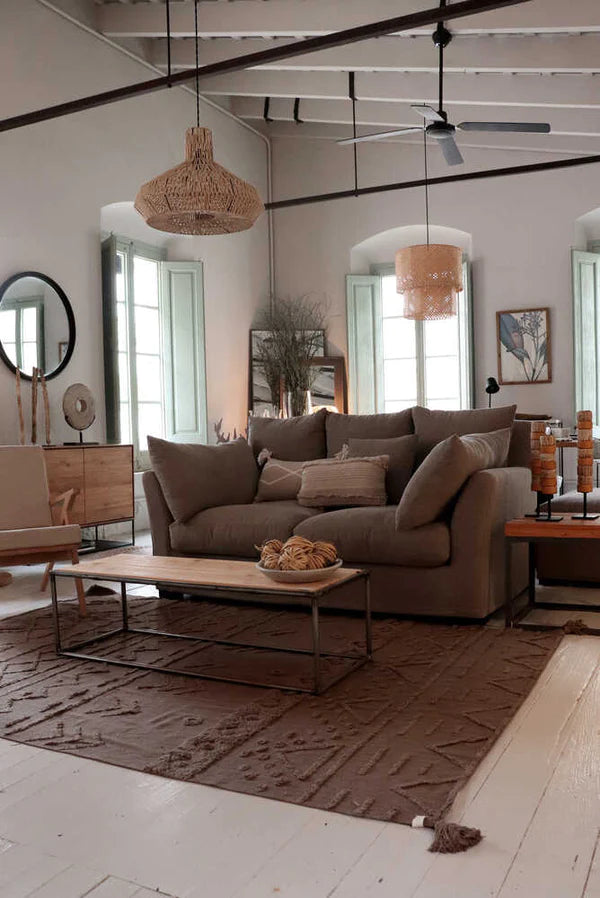 WASHABLE RUG TRIBU SOIL BROWN Little Wonder & Co