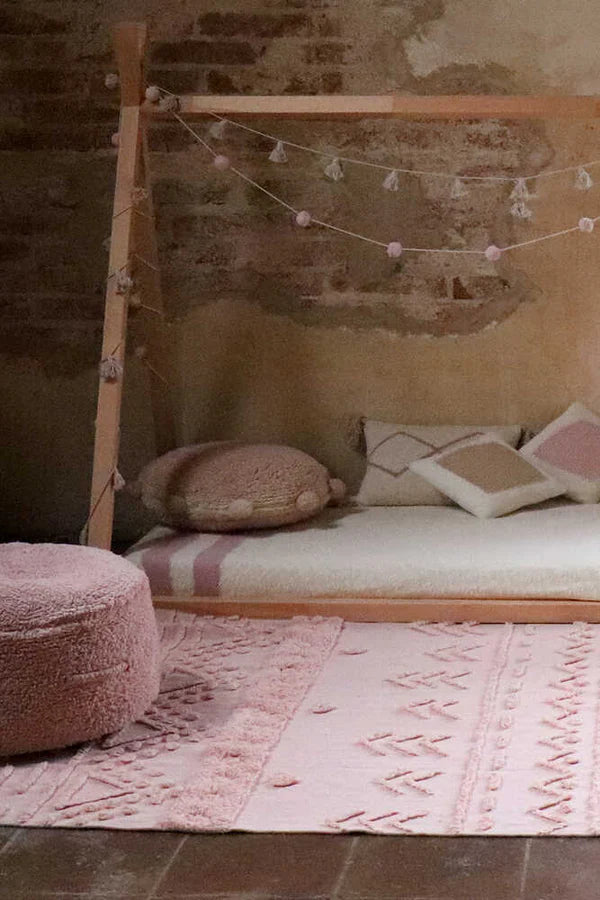 WASHABLE RUG TRIBU VINTAGE NUDE Little Wonder & Co