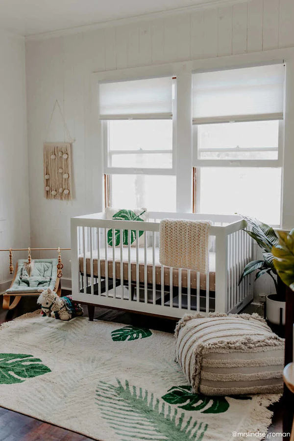 WASHABLE RUG TROPICAL GREEN Little Wonder & Co