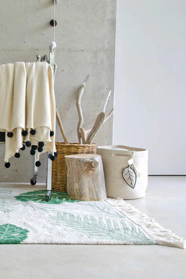 WASHABLE RUG TROPICAL GREEN Little Wonder & Co