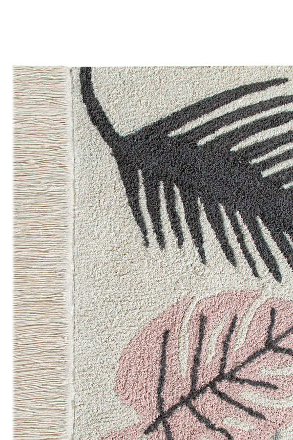 WASHABLE RUG TROPICAL PINK Little Wonder & Co