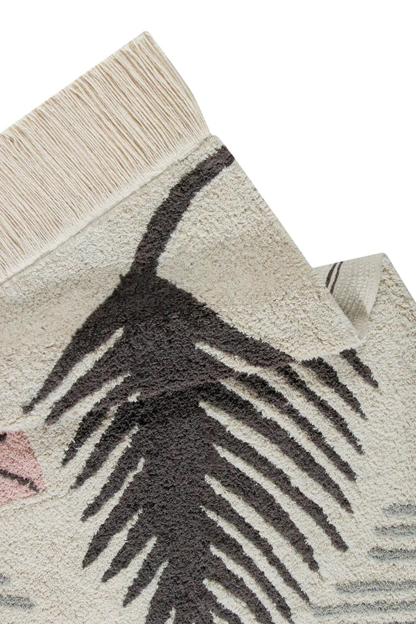 WASHABLE RUG TROPICAL PINK Little Wonder & Co