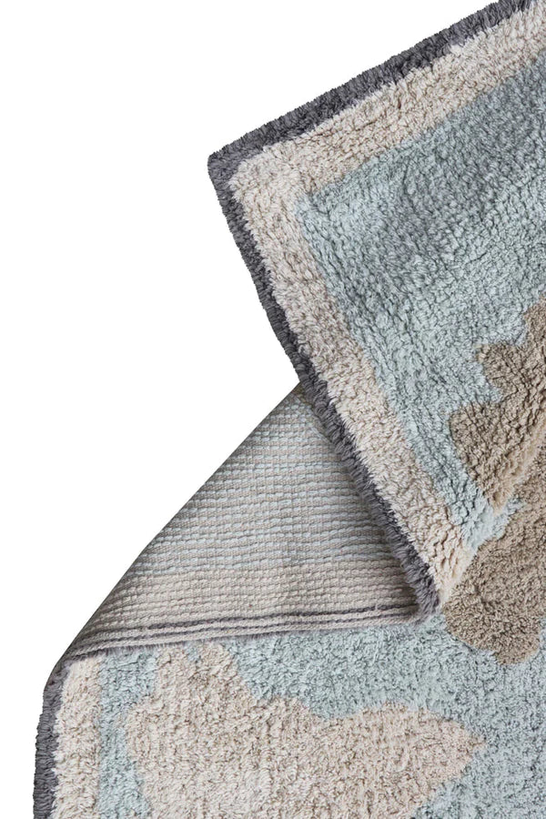 WASHABLE RUG VINTAGE MAP Little Wonder & Co