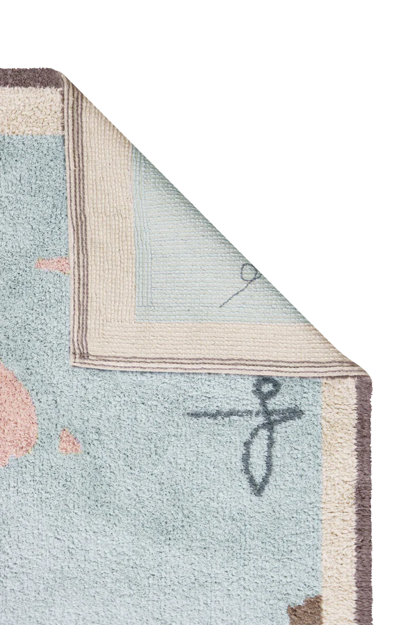 WASHABLE RUG VINTAGE MAP MAXI Little Wonder & Co