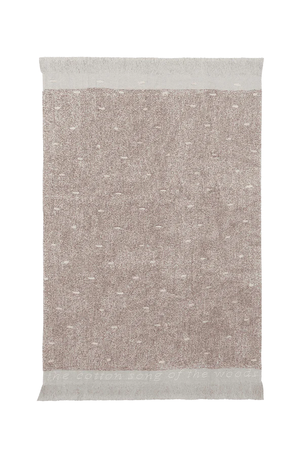 WASHABLE RUG WOODS SYMPHONY LINEN Little Wonder & Co