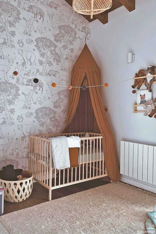 WASHABLE RUG WOODS SYMPHONY LINEN Little Wonder & Co