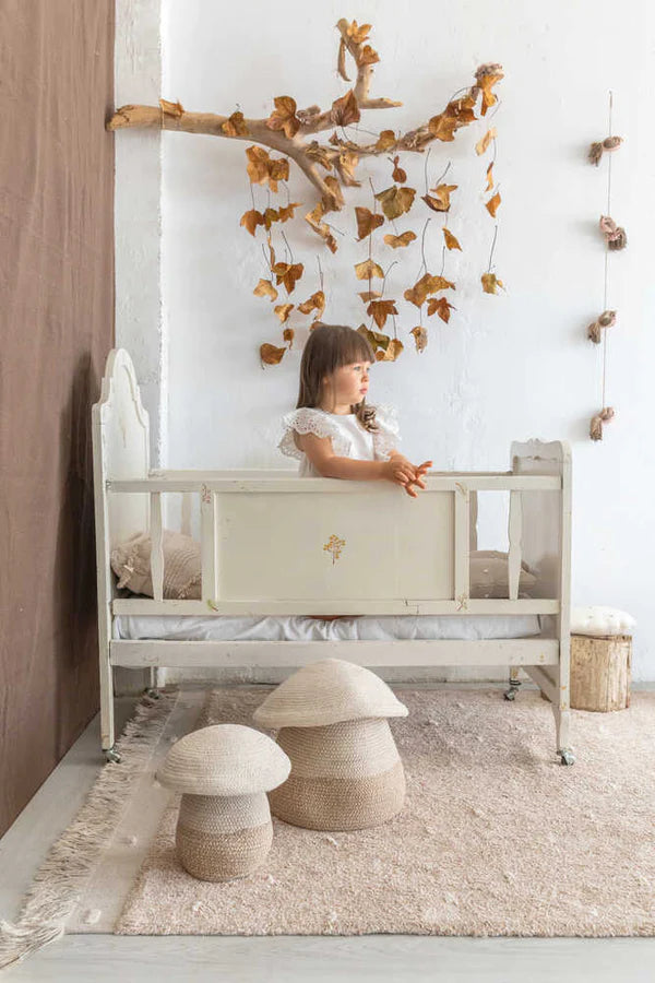 WASHABLE RUG WOODS SYMPHONY LINEN Little Wonder & Co