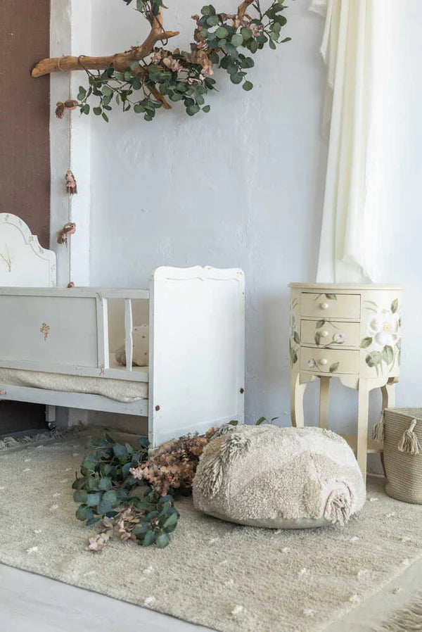 WASHABLE RUG WOODS SYMPHONY OLIVE Little Wonder & Co