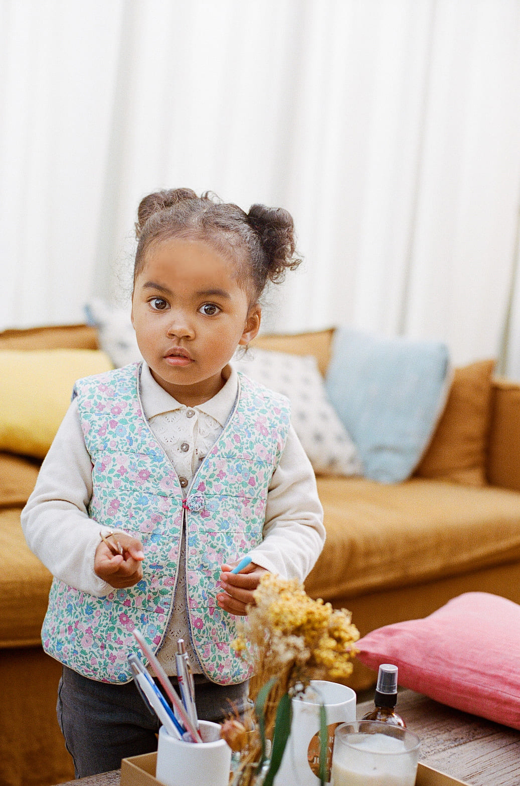 Child's Vest Fig Violet