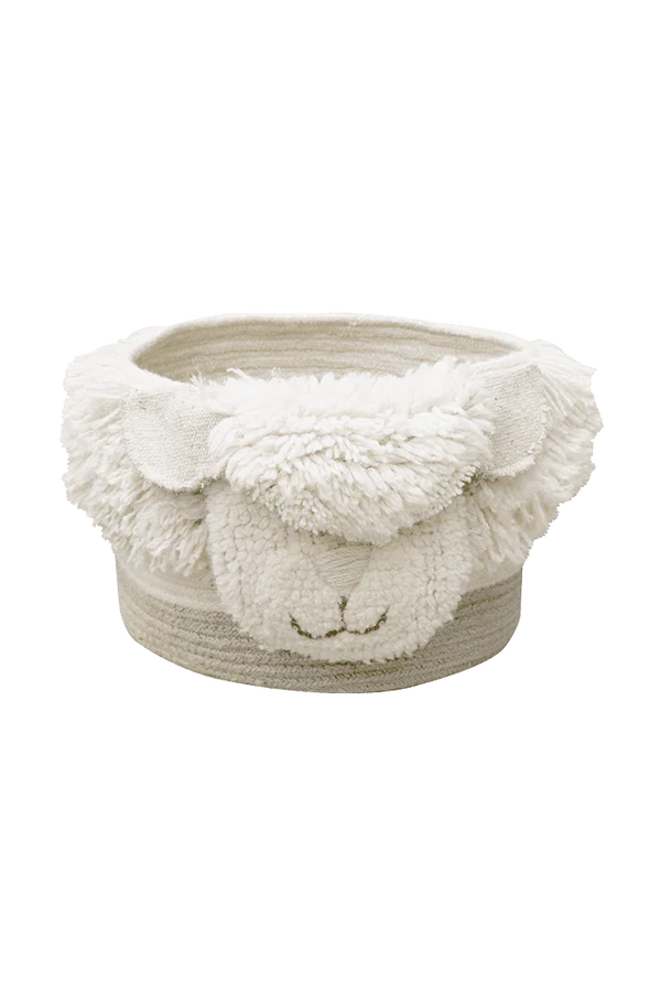 WOOLABLE BASKET PINK NOSE SHEEP Little Wonder & Co