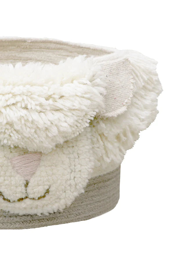 WOOLABLE BASKET PINK NOSE SHEEP Little Wonder & Co