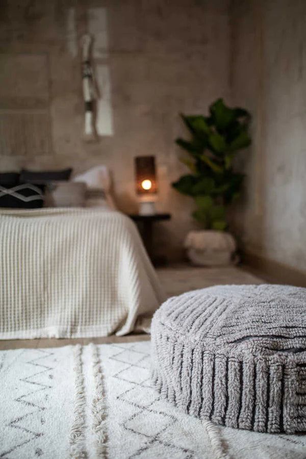 WOOLABLE POUF FIELDS Lorena Canals
