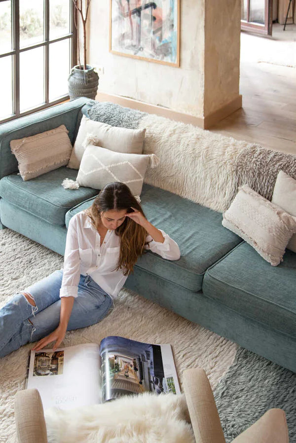 WOOLABLE RUG INTO THE BLUE Little Wonder & Co