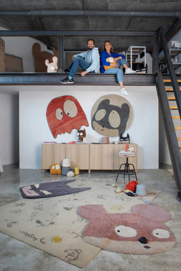 WOOLABLE RUG MISS MIGHTY MOUSE Little Wonder & Co