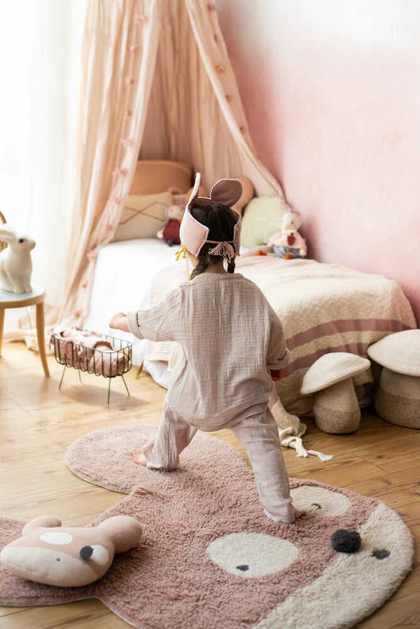 WOOLABLE RUG MISS MIGHTY MOUSE Little Wonder & Co