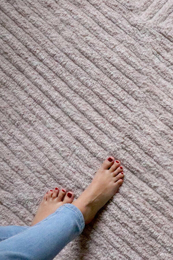 WOOLABLE RUG ROSE TEA Little Wonder & Co