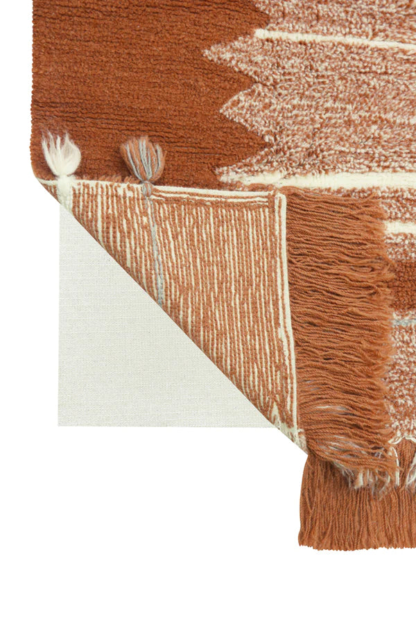 WOOLABLE RUG SUMAK TERRACOTTA Little Wonder & Co