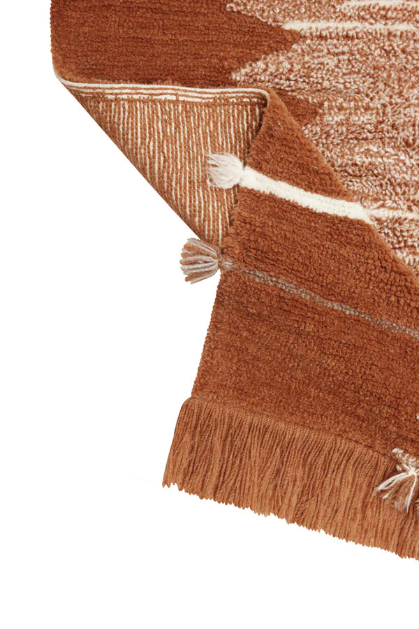 WOOLABLE RUG SUMAK TERRACOTTA Little Wonder & Co