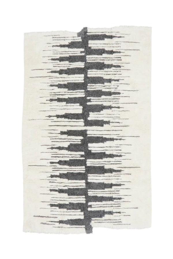 WOOLABLE RUG ZAGROS NATURALGREY Little Wonder & Co