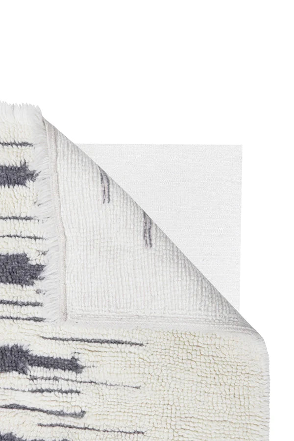 WOOLABLE RUG ZAGROS NATURALGREY Little Wonder & Co