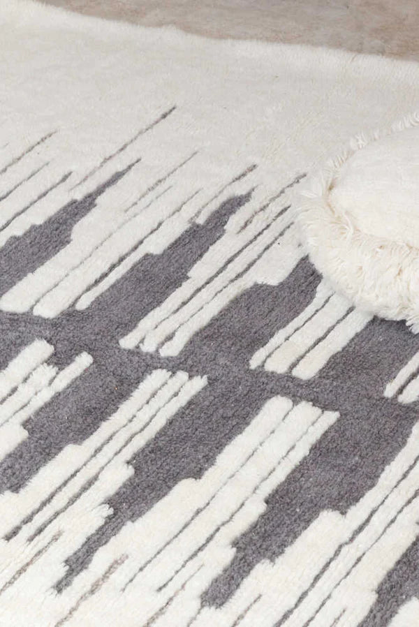 WOOLABLE RUG ZAGROS NATURALGREY Little Wonder & Co