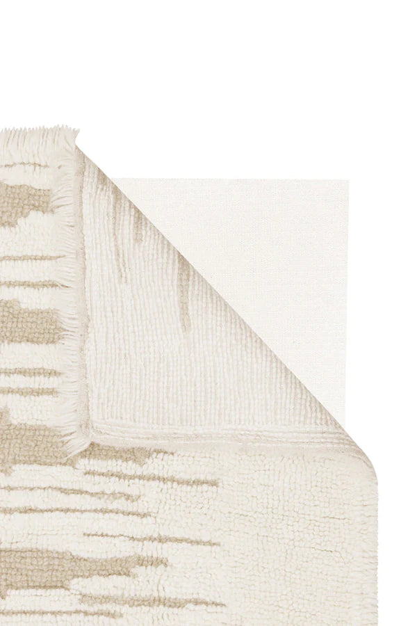 WOOLABLE RUG ZAGROS NATURALSANDSTONE Little Wonder & Co