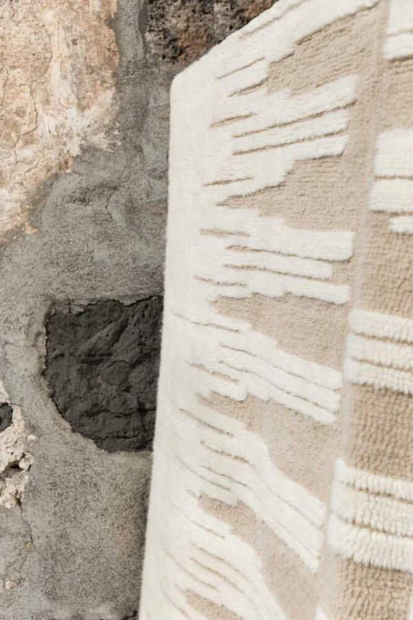 WOOLABLE RUG ZAGROS NATURALSANDSTONE Little Wonder & Co