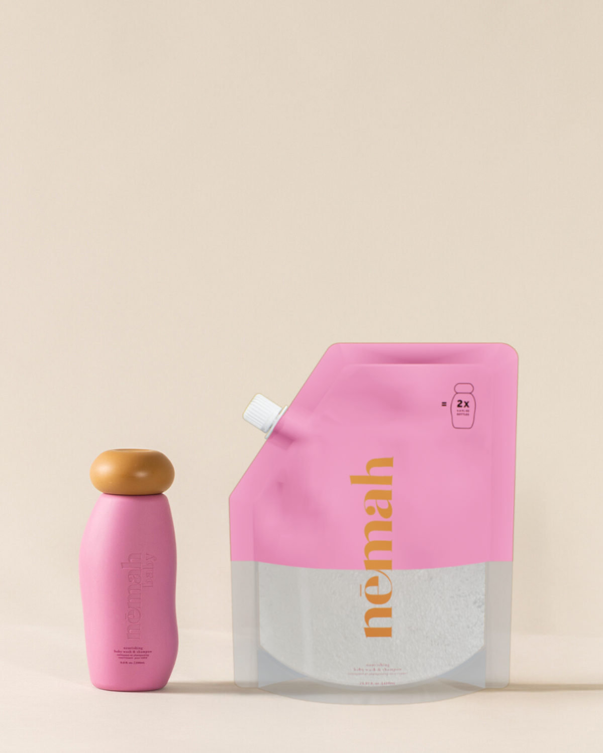 Nourishing Baby Wash & Shampoo Refill Set