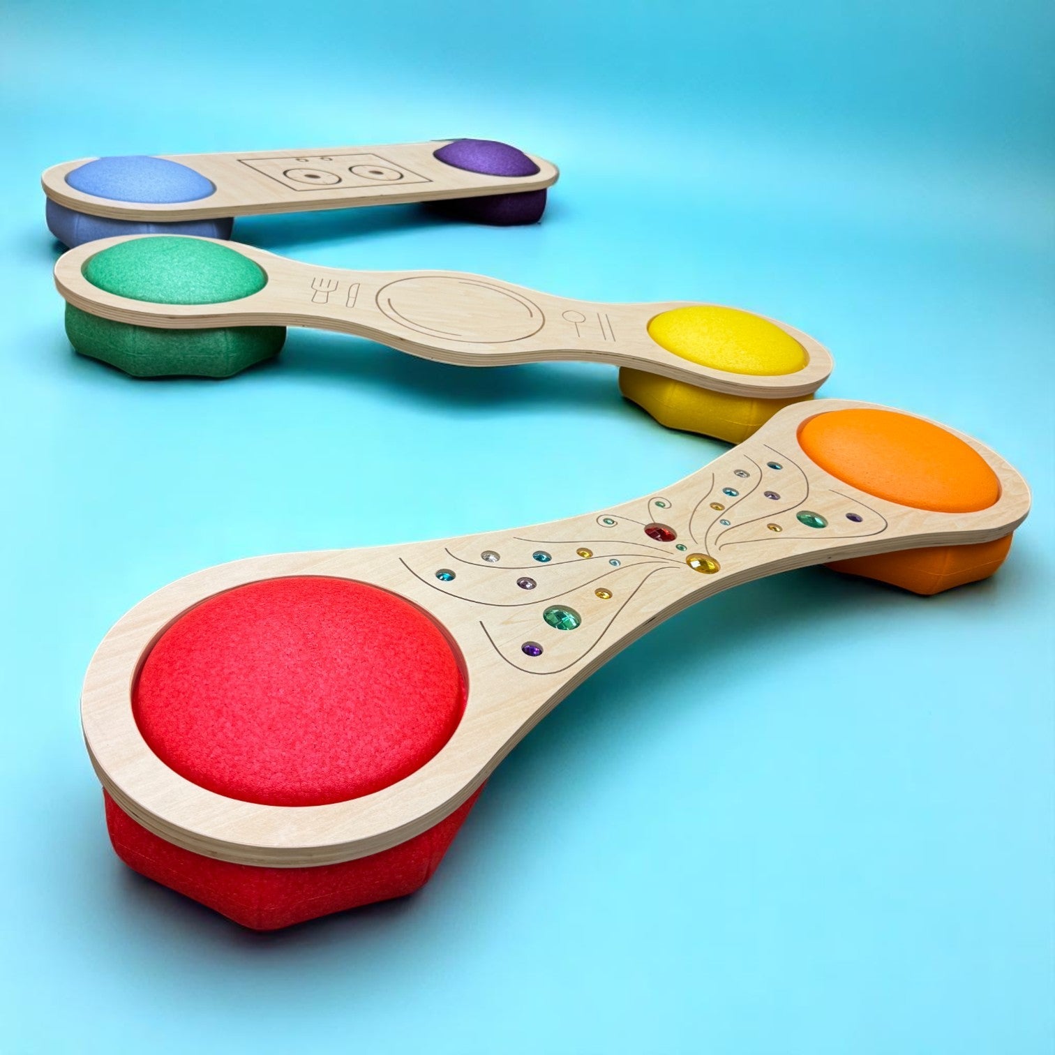 **Pre-order (Ships in 2-3 Weeks)**Connector Boards – 3-Piece Themed Set for Stepping Stones