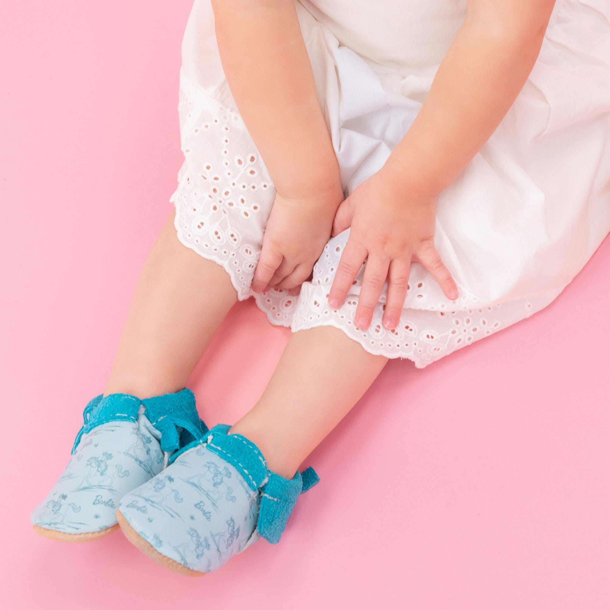 Barbie™ Horse Girl Moccasin Baby Shoe