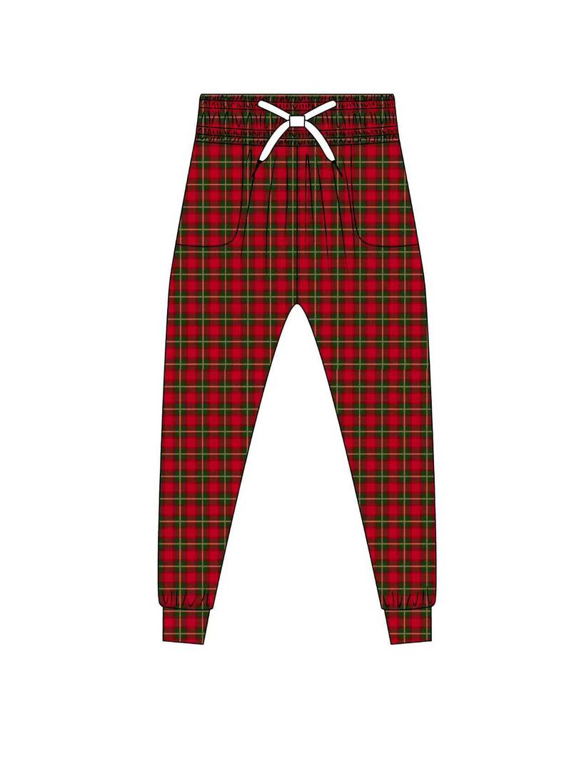 Heritage Holiday Plaid Jogger Lounge Pants - Ready to Ship