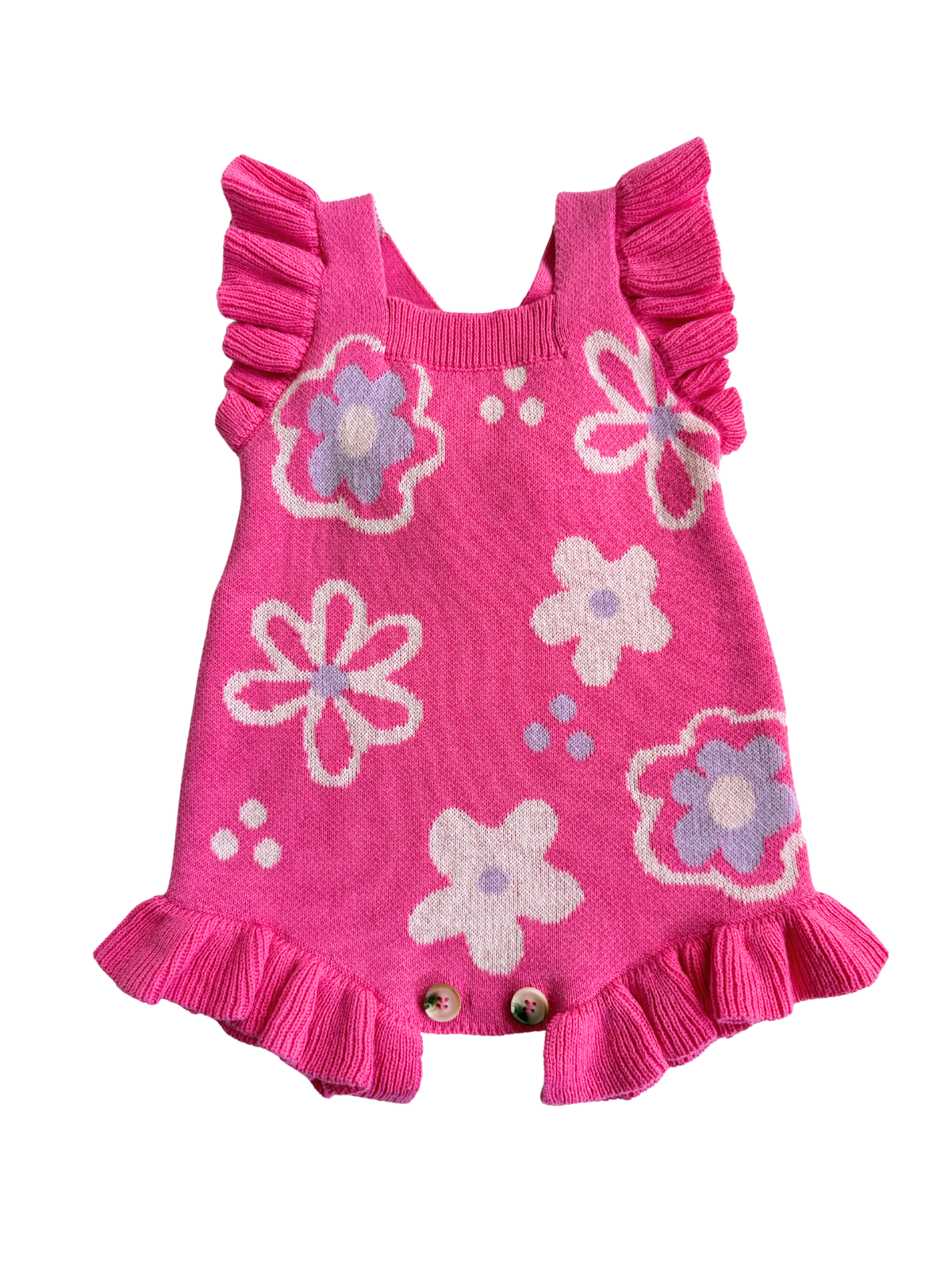 Wildflower Dreams Romper - Peony Pink