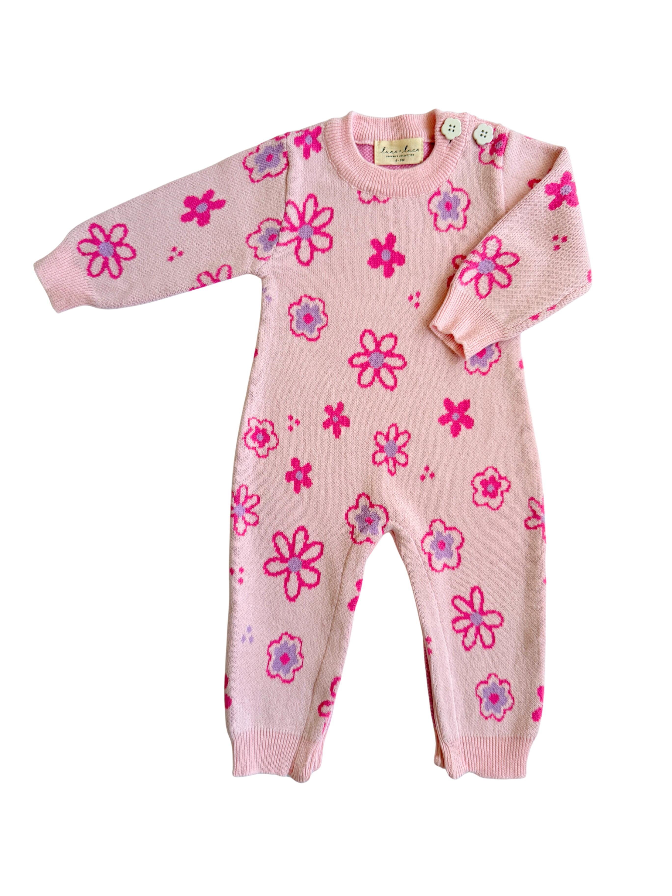 Wildflower Dreams Jumpsuit - Powder Pink