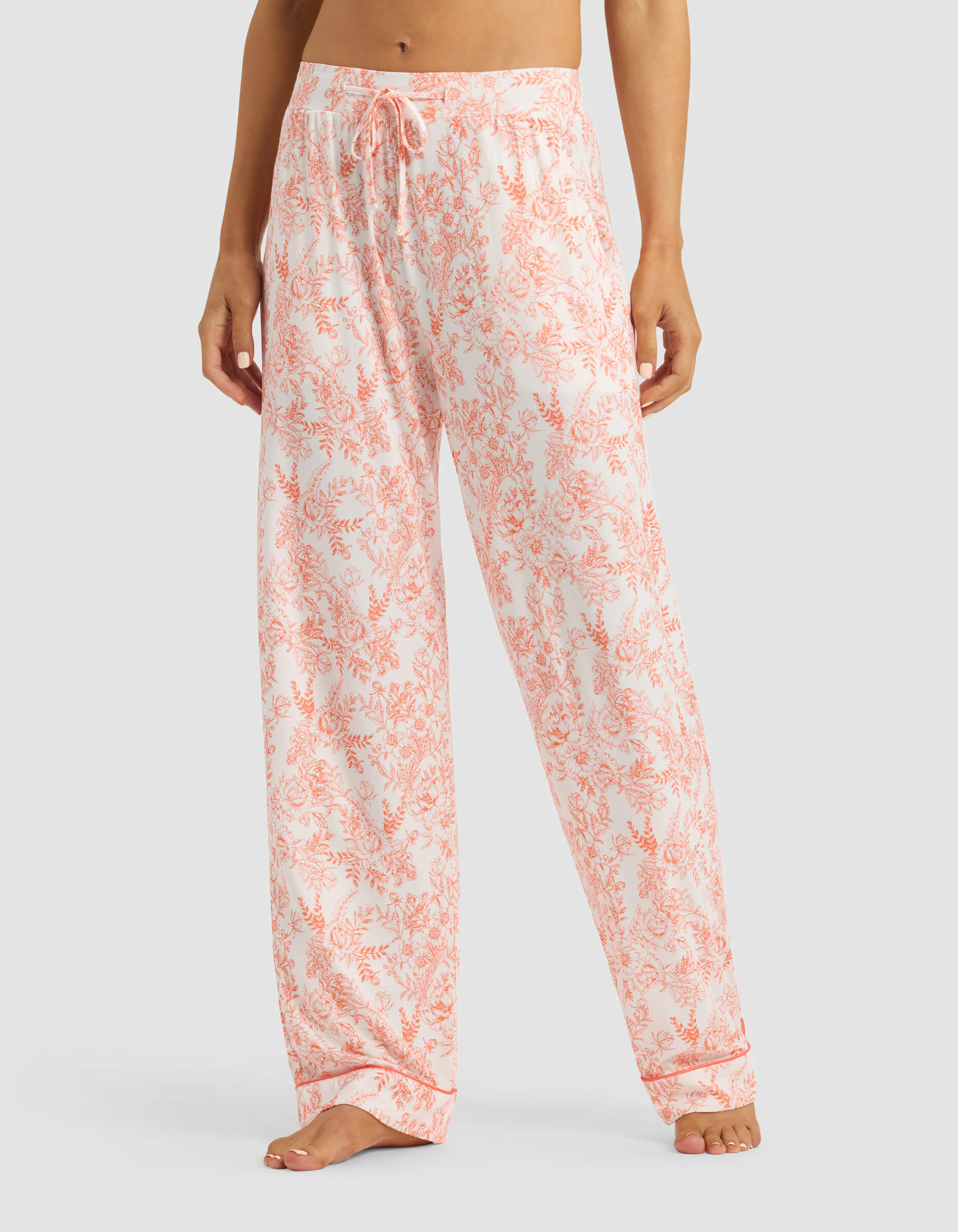 Women's Bamboo Stretch-Knit Short Sleeve & Pant Pajama Set