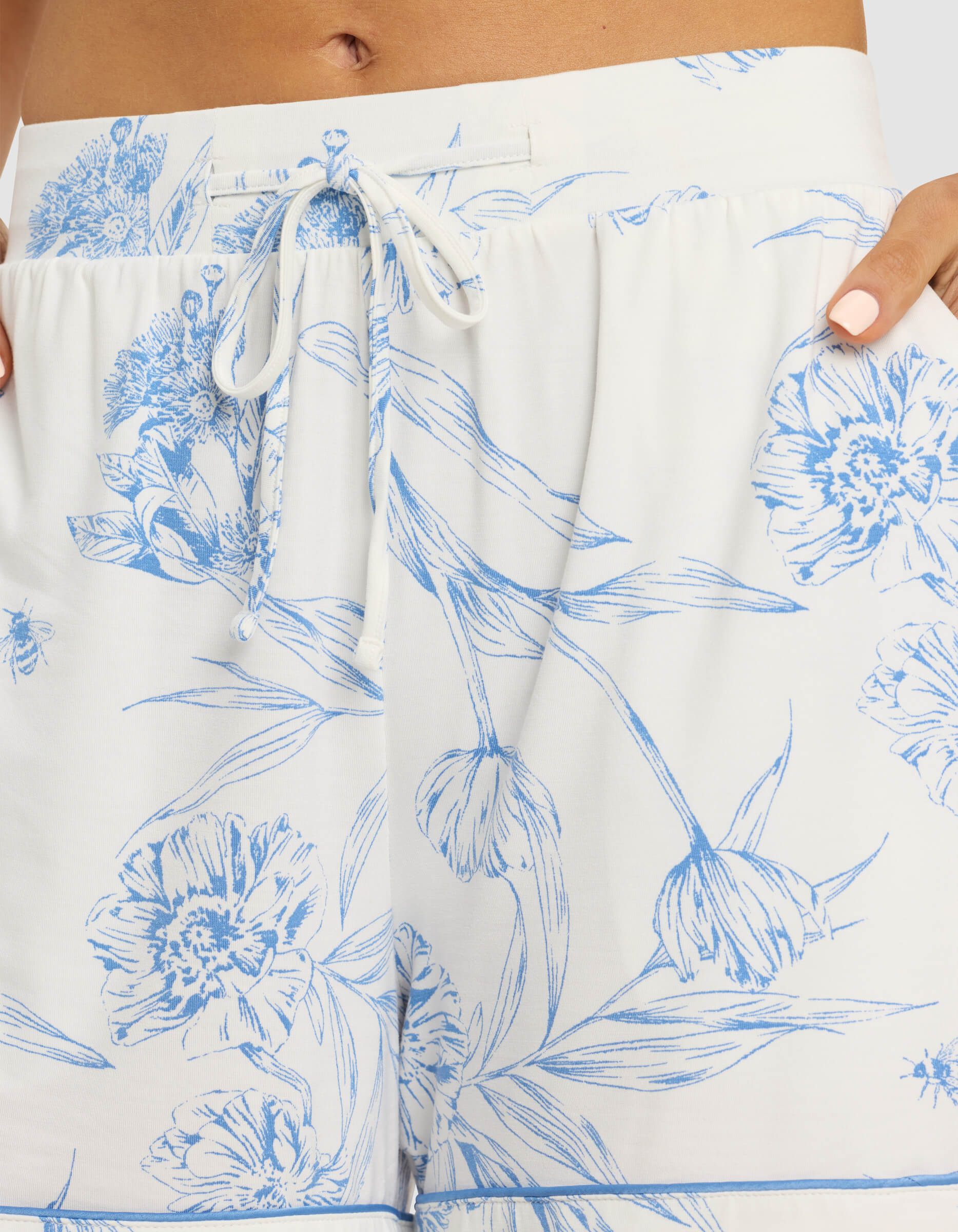 Women's Bamboo Stretch-Knit Short Sleeve Pajama Set