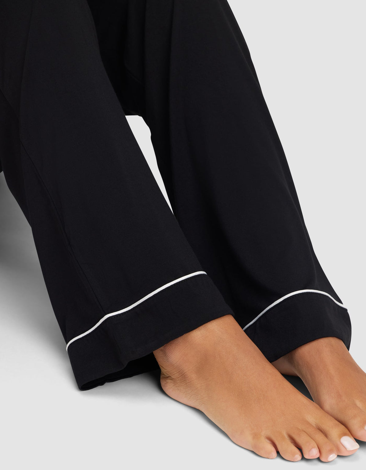 Women's Bamboo Stretch-Knit Long Sleeve Pajama Set - Petite