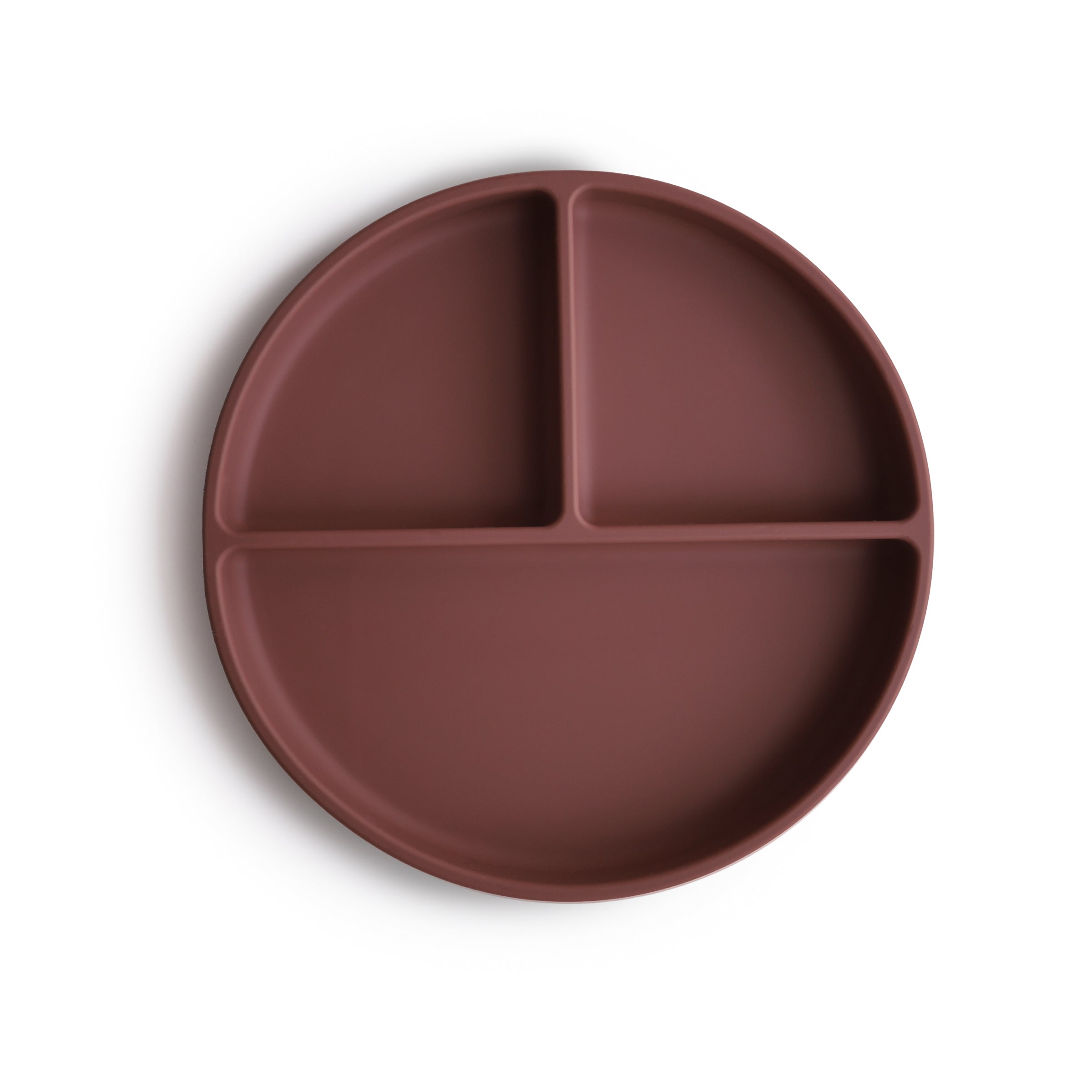 Silicone Suction Plate silicone tableware Mushie Woodchuck