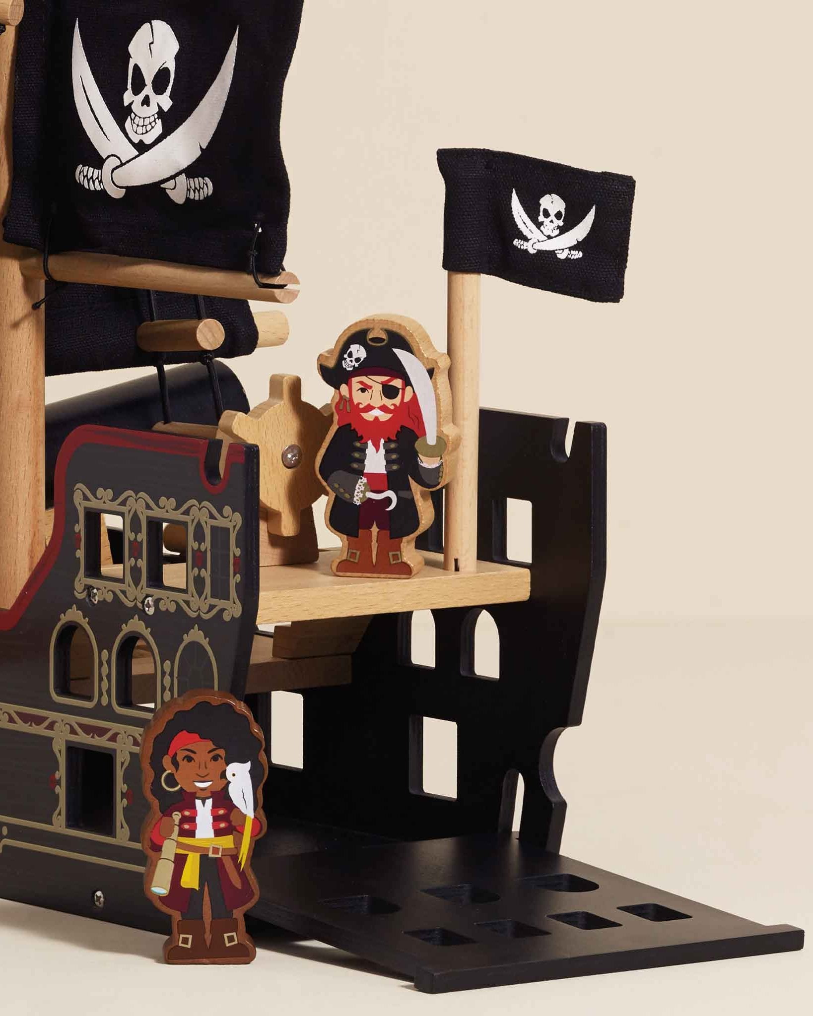 Best Gifts for 3 Year Old Boys | Pirate Ship Wooden Toy