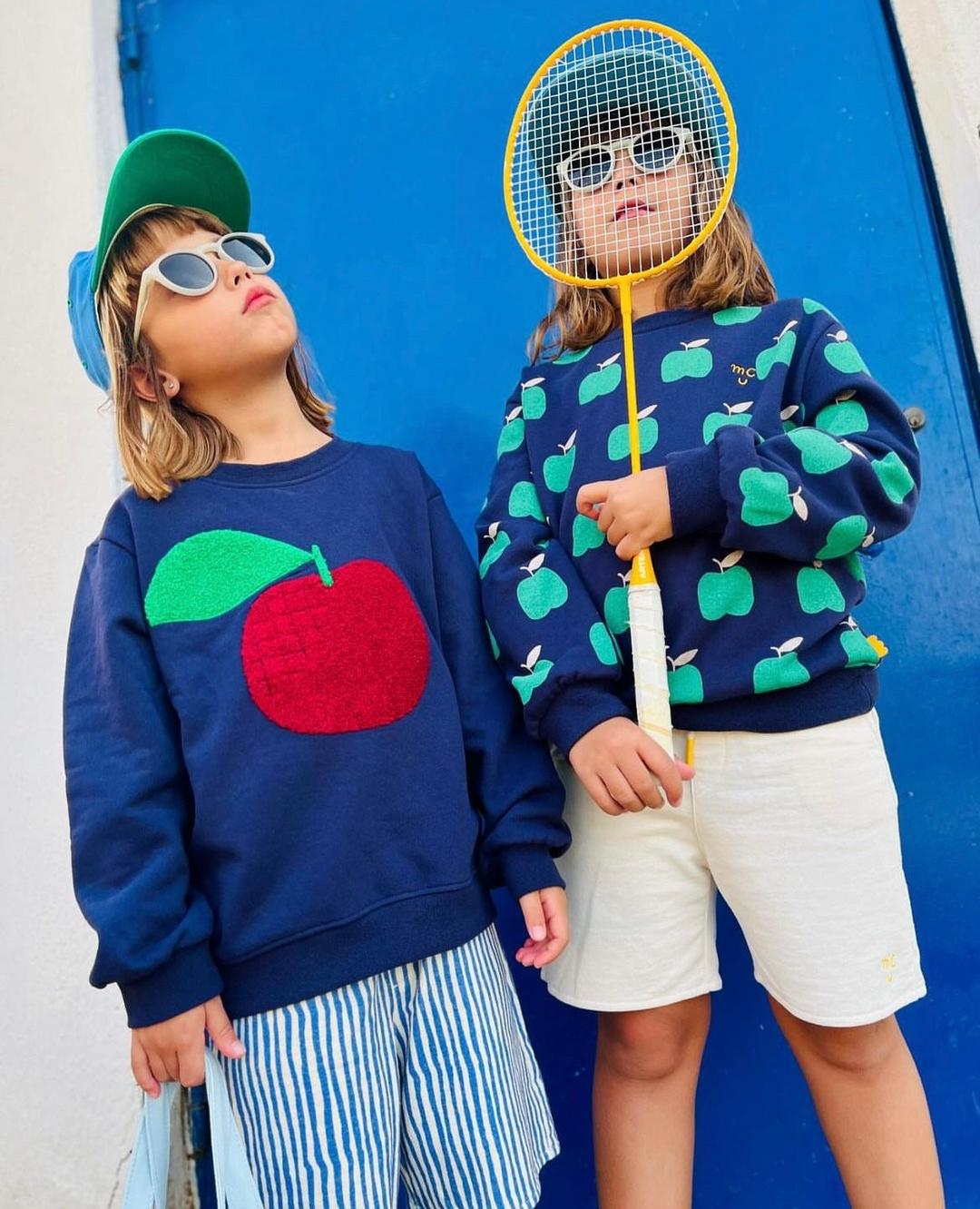 Recycled Cotton Natural Kid Shorts - Natural