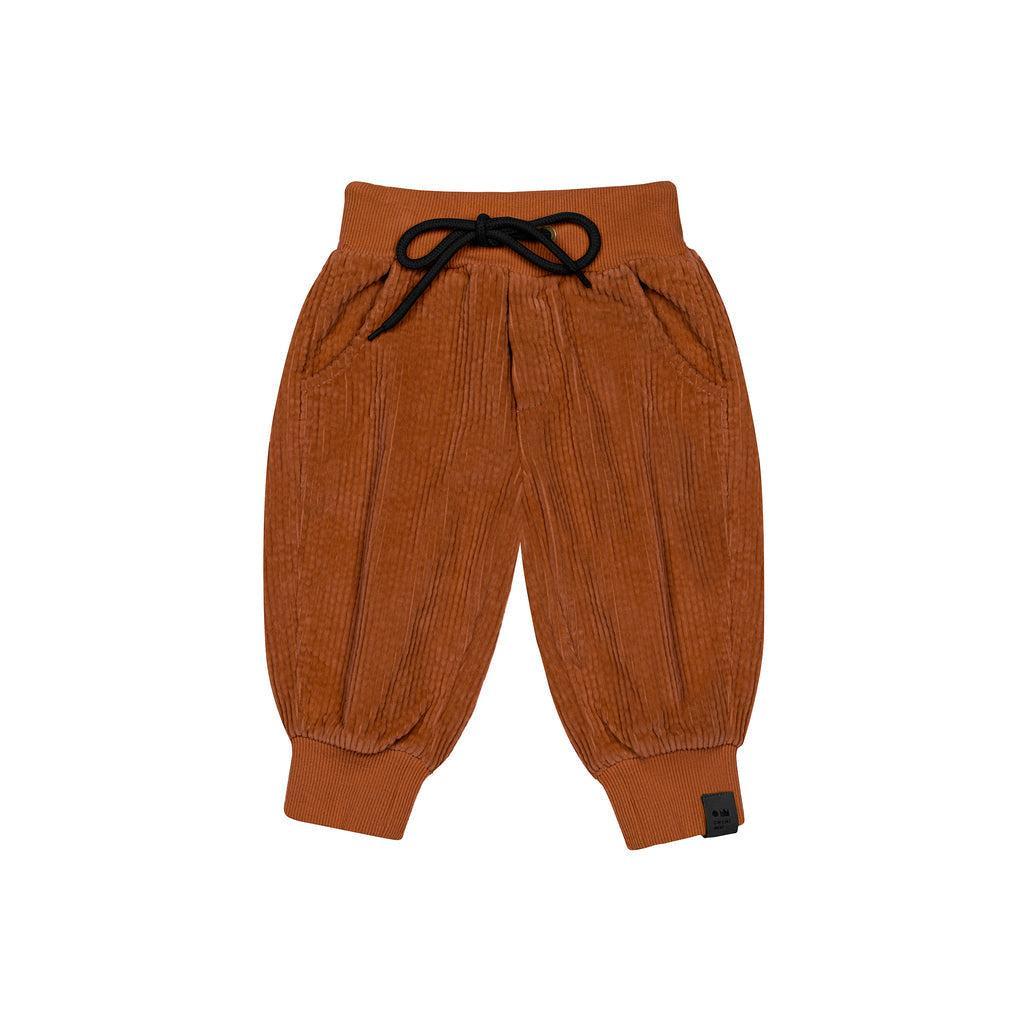 Kids Corduroy Joggers - Rust