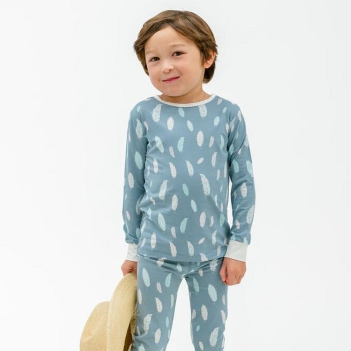 Big Kid Pajama - Feathers